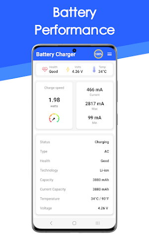 Battery Charger - battery life Screenshot 1