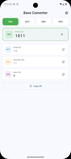 Number Base Converter Screenshot 0
