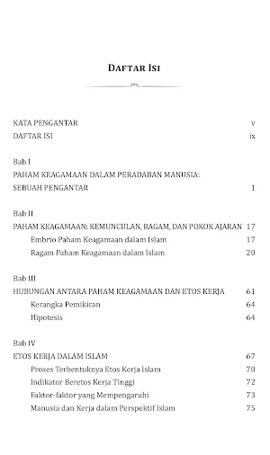 Paham Keagamaan Etos Kerja Screenshot 1