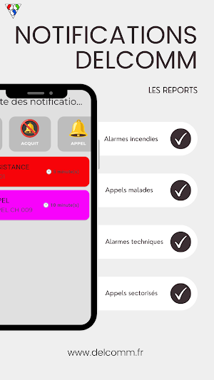 Notifications DELCOMM Screenshot 1