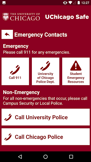 UChicago Safe Screenshot 1