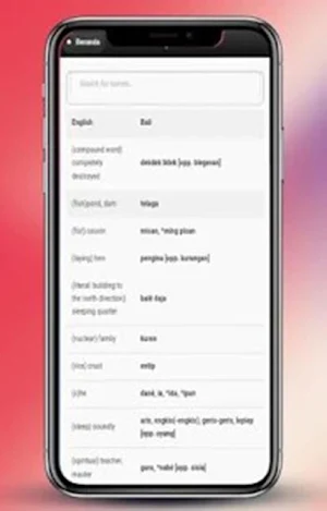 Complete Dictionary of Balinese Language Screenshot 3