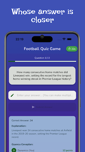 Football Trivia Legends Screenshot 2