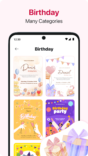 Greeting & Birthday Card Maker Screenshot 2