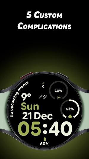 Ultra Time 4 - Watch face Screenshot 3