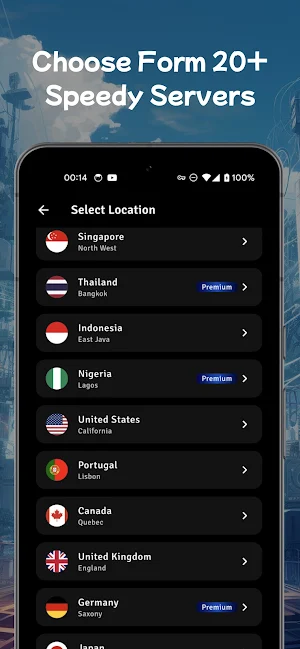 Kunzite VPN: Ultra Net Shield Screenshot 3