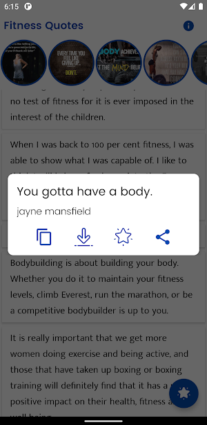 Fitness Quotes and Sayings Screenshot 3