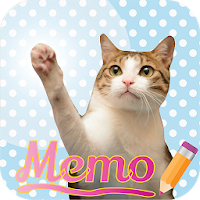 Cat Sticky Memo Notepad