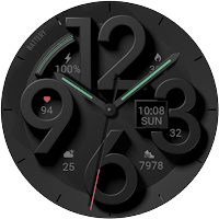 Texture Number Watch Face