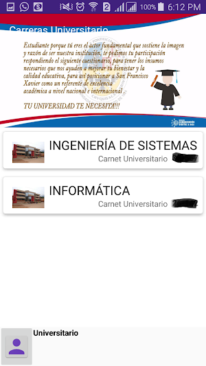 USFX Movil Screenshot 2