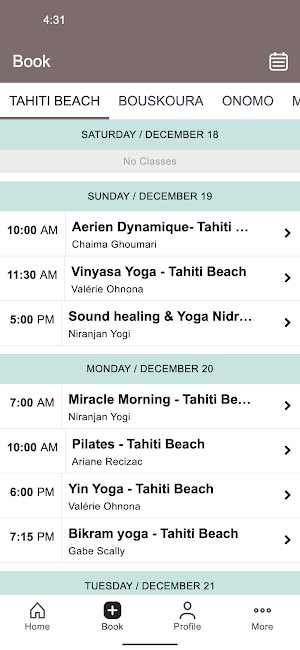 Om Yoga Studios Screenshot 1