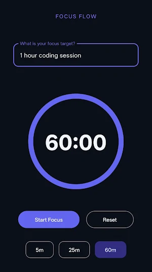 Focus Timer Screenshot 2