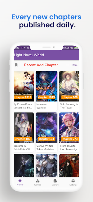 Light Novel: Fictional stories Screenshot 2