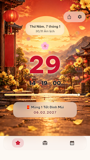 Đón Tết — Đếm ngược Tết Screenshot 0