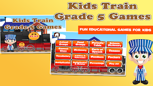 5th Grade Kids Train Games Screenshot 0