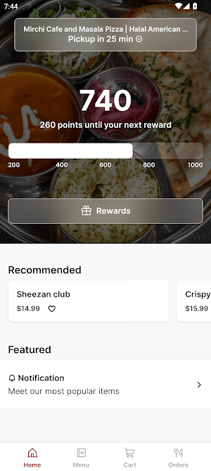 Mirchi Cafe and Masala Pizza Screenshot 0