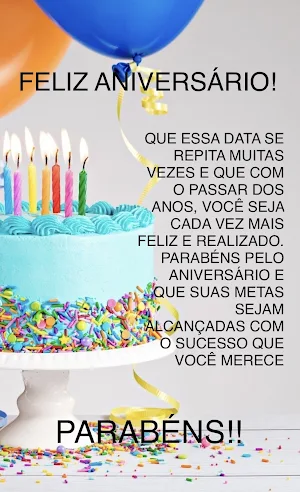 Feliz Aniversário Screenshot 1