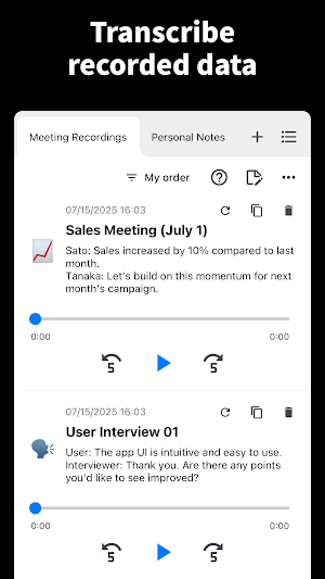 Mr.Transcribe - Audio to Text Screenshot 1