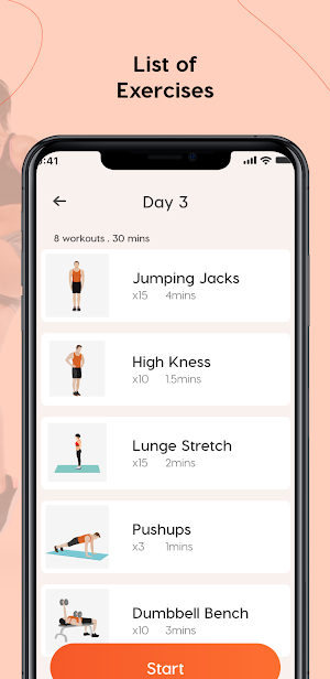 Fitness Planer Weight Loss Screenshot 1