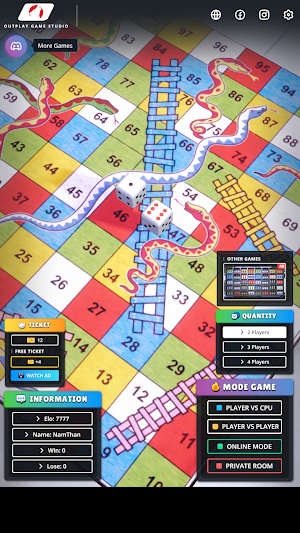 Snakes And Ladders 3D Online Screenshot 1