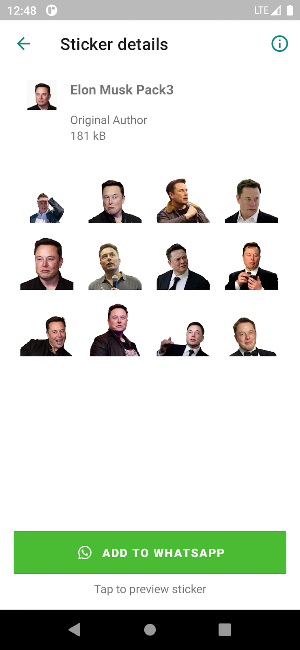 Elon Musk Stickers for WA(Pro) Screenshot 2