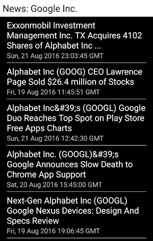 World Stocks & Currency Screenshot 2