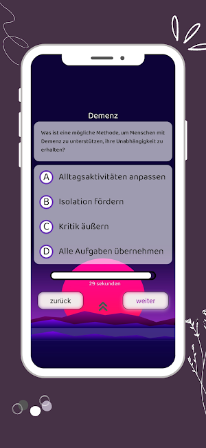 Pflege Wissen: Lern-App & Quiz Screenshot 3