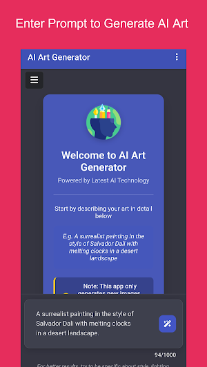 AI Art Generator Screenshot 1