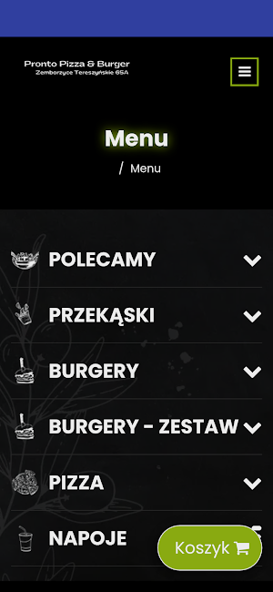 PRONTO Pizza&Burger Screenshot 0