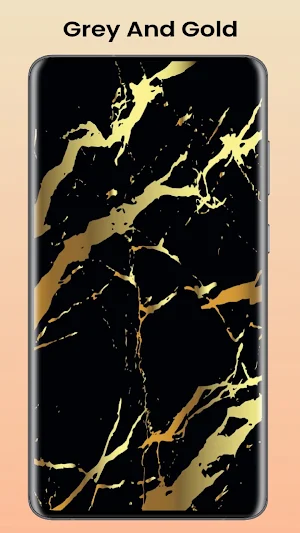 Grey And Gold Wallpaper Screenshot 1