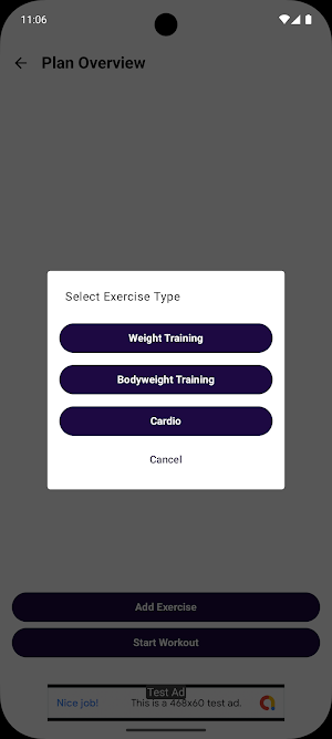 PumpPal: Workout Scheduler Screenshot 2