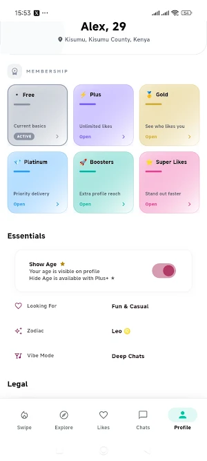 VibeChat:- Dating app & Chat. Screenshot 1