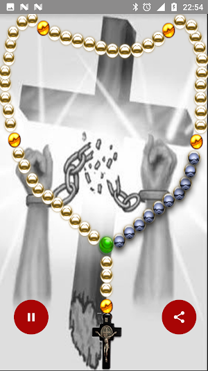 Holy Rosary Liberation with audio in Italian Screenshot 2