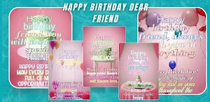 Happy birthday dear friend Screenshot 2