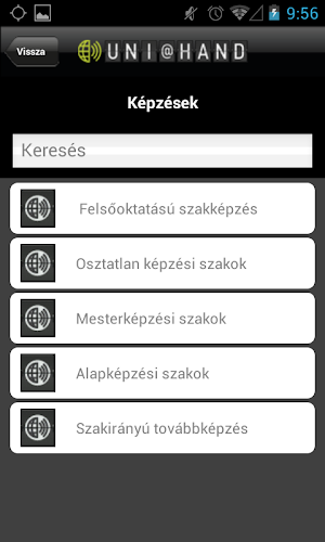 SZE UNI@HAND Screenshot 3