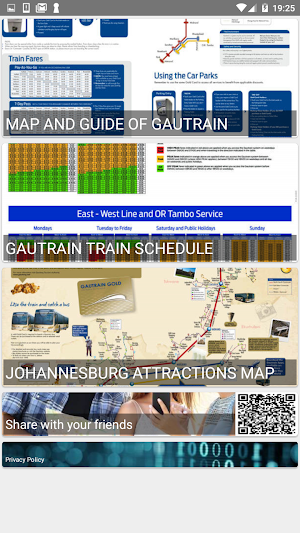 JOHANNESBURG GAUTRAIN MAP Screenshot 0