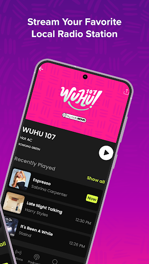 WUHU 107 Radio Screenshot 1