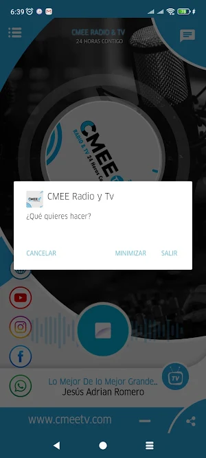 CMEE Radio y Tv Screenshot 3