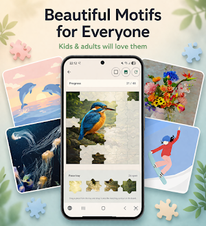 Pure Jigsaw Puzzle – ad-free Screenshot 2