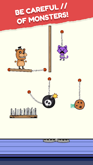 Help Monster - Cut Rope Rescue Screenshot 2