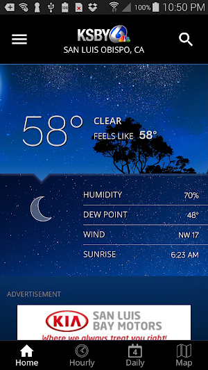 KSBY Microclimate Weather Screenshot 0
