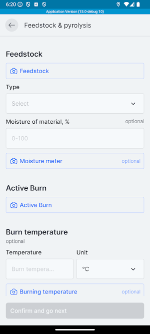 Biochar App Screenshot 2
