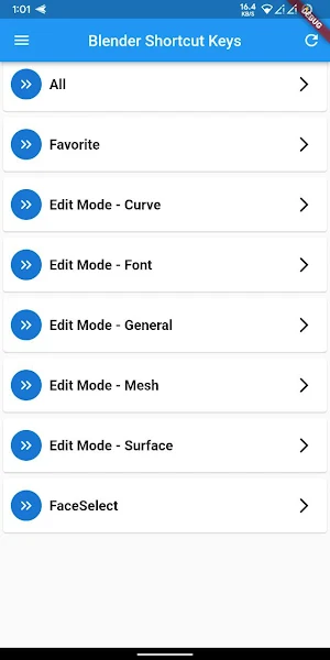 Blender shortcut keys Screenshot 1