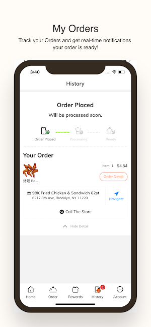 98k Fried Chicken & Sandwich Screenshot 2