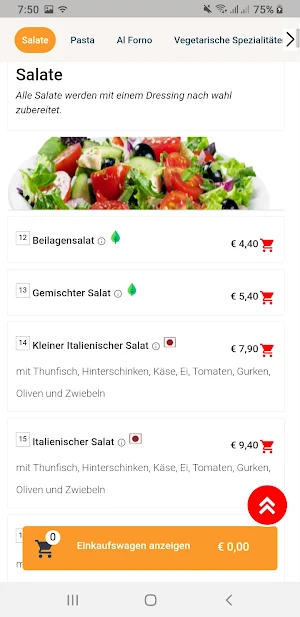 Ristorante Pizzeria Ziegelhof Screenshot 3
