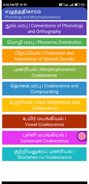 CICT தொல்காப்பியம் எழுத்து Screenshot 0