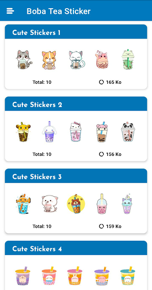 Boba Tea Sticker - WASticker Screenshot 0