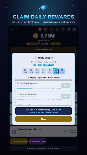 Idle Space Station Tycoon Game Screenshot 2