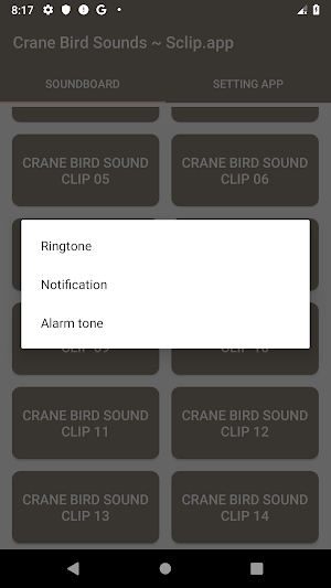 Crane Bird Sound Collections ~ Sclip.app Screenshot 3