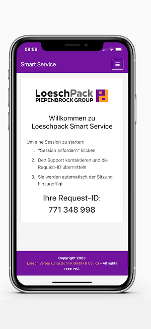 Loeschpack Smart Service Screenshot 1